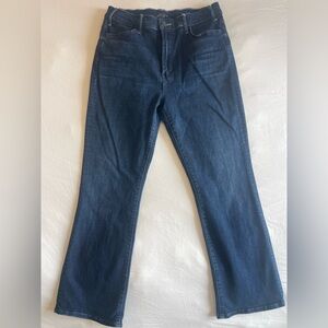 MOTHER Men's Dark Blue Bootcut Jeans